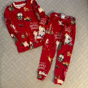 Books to Bed Santa Pajamas